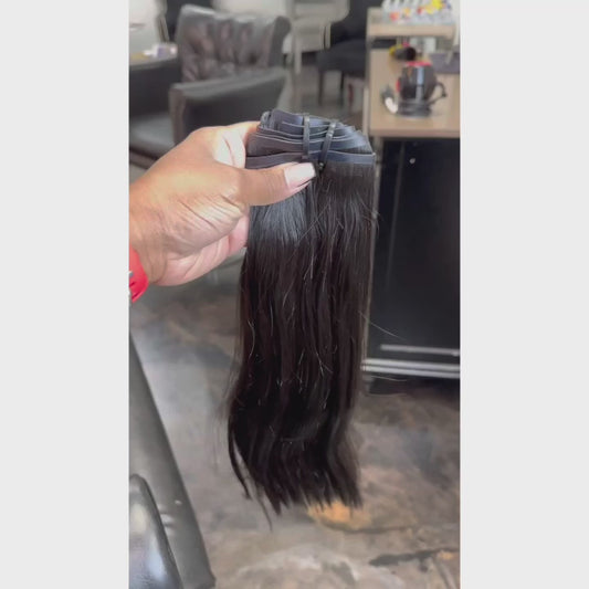 Glam Luxury Seamless Clip-Ins: Natural Straight