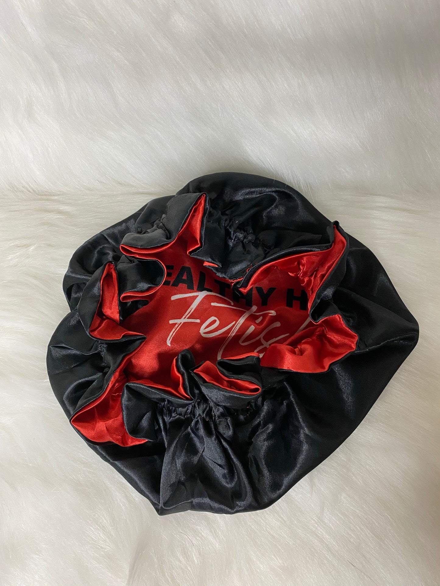 GlamHer Reversible Satin Bonnet