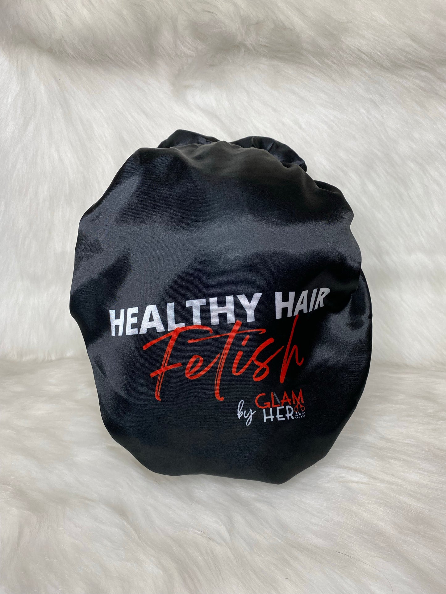 GlamHer Reversible Satin Bonnet