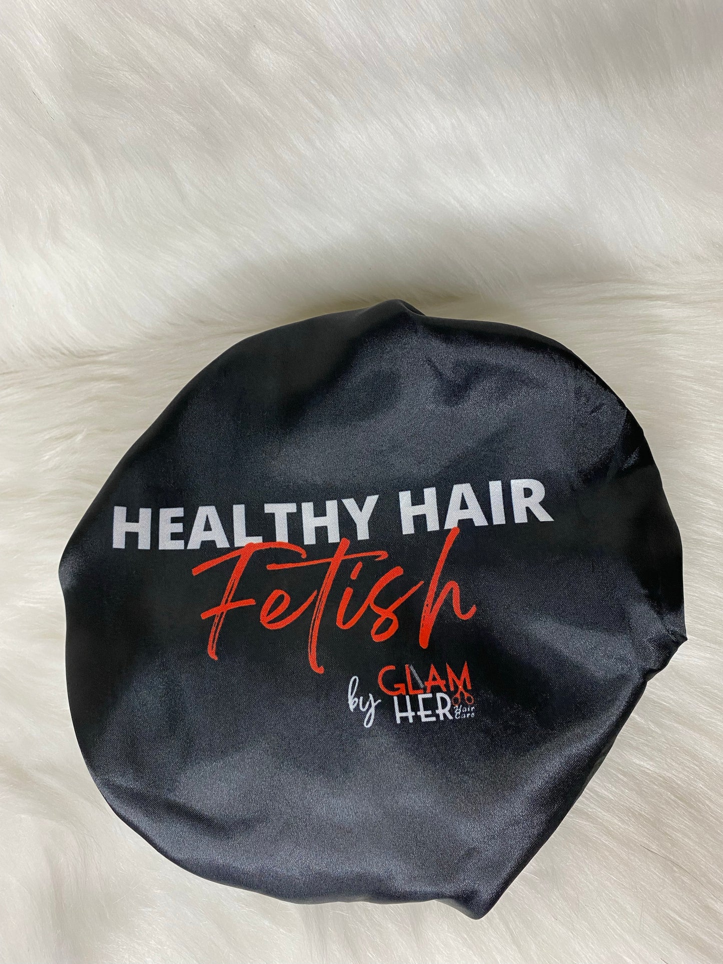 GlamHer Reversible Satin Bonnet